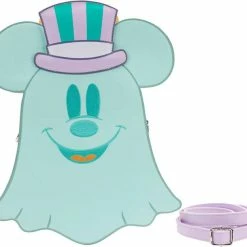 LOUNGEFLY Disney: Mickey & Minnie Pastel Ghost Glow | CROSSBODY BAG