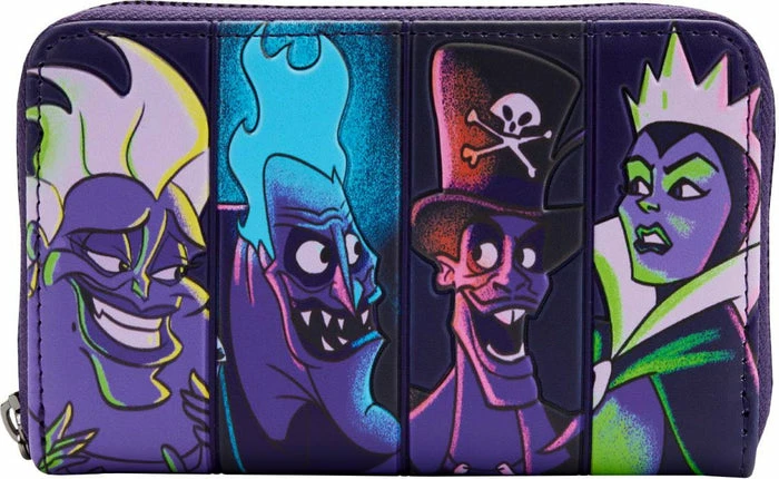 LOUNGEFLY Disney Villains: In The Dark | ZIP PURSE