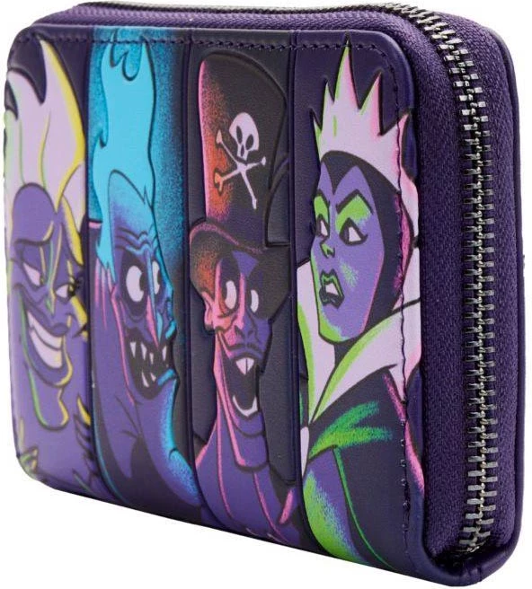 LOUNGEFLY Disney Villains: In The Dark | ZIP PURSE - Image 3