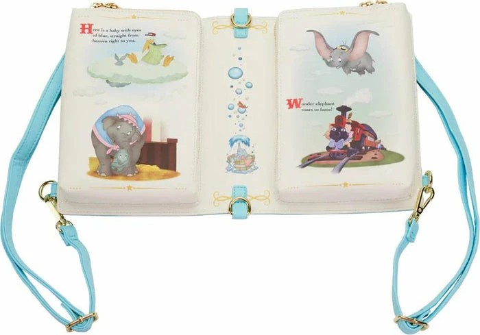 LOUNGEFLY Dumbo: 1941 Book | CONVERTIBLE CROSSBODY BAG* - Image 9