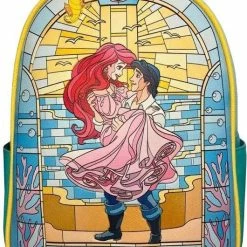 LOUNGEFLY Little Mermaid: Stain Glass | BACKPACK*