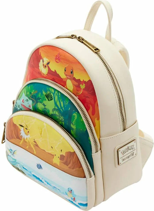 LOUNGEFLY Pokemon: Elements Triple Pocket | MINI BACKPACK - Image 2
