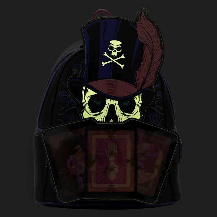 LOUNGEFLY Princess And The Frog: Facilier Glow Lenticular | MINI BACKPACK - Image 3