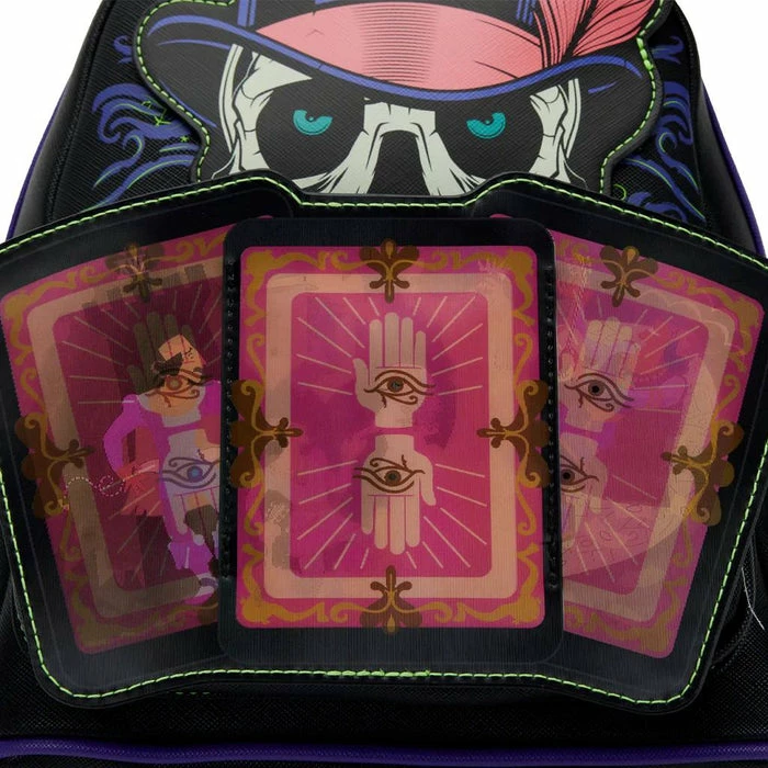 LOUNGEFLY Princess And The Frog: Facilier Glow Lenticular | MINI BACKPACK - Image 6