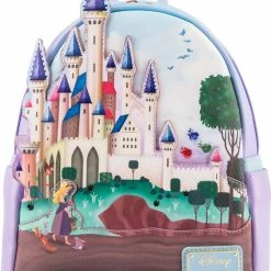LOUNGEFLY Sleeping Beauty | Castle MINI BACKPACK*