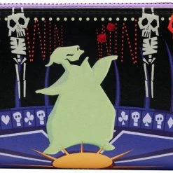 LOUNGEFLY The Nightmare Before Christmas: Lock Shock Barrel Oogie Boogie Glow | ZIP PURSE