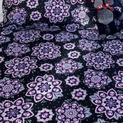 HELLS BLANKETS Skull Mandala | QUEEN QUILT SET