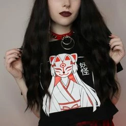 PASTEL PIXIE Kitsune | CROPPED TEE