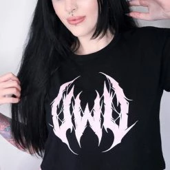 PASTEL PIXIE UWU Metal | CROP TEE