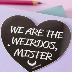 PUNKY PINS We Are The Weirdos Mister | LAPTOP STICKER