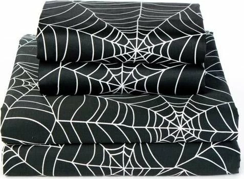 SIN IN LINEN Spider Web | KING SHEET SET - Image 2