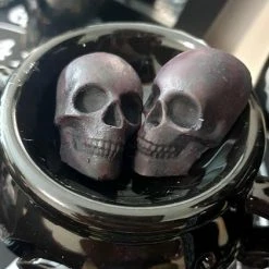 THE BLACKENED TEETH Skull [Charcoal Black] | SCENTED WAX MELTS