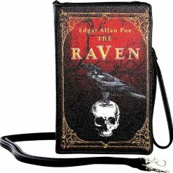 SLEEPYVILLE CRITTERS The Raven Vintage Book | CLUTCH BAG