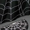 SOURPUSS Spiderweb | HALF ROUND BATH MAT