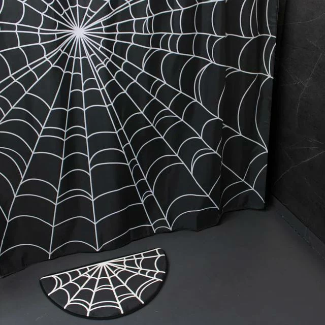 SOURPUSS Spiderweb | SHOWER CURTAIN - Image 3