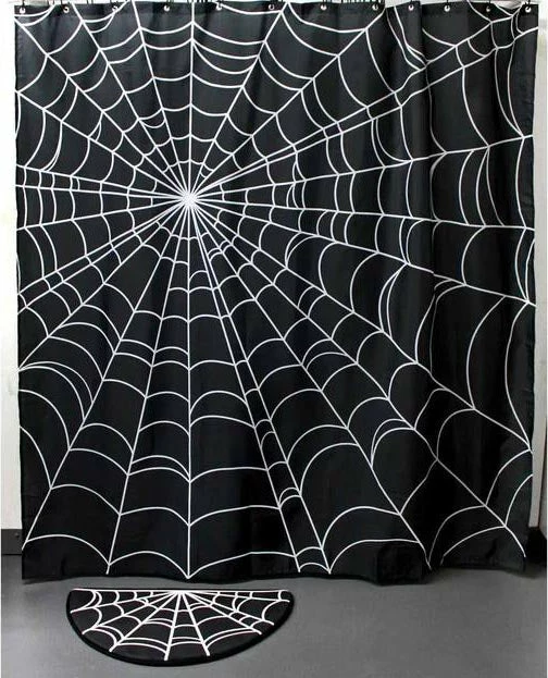 SOURPUSS Spiderweb | SHOWER CURTAIN - Image 4