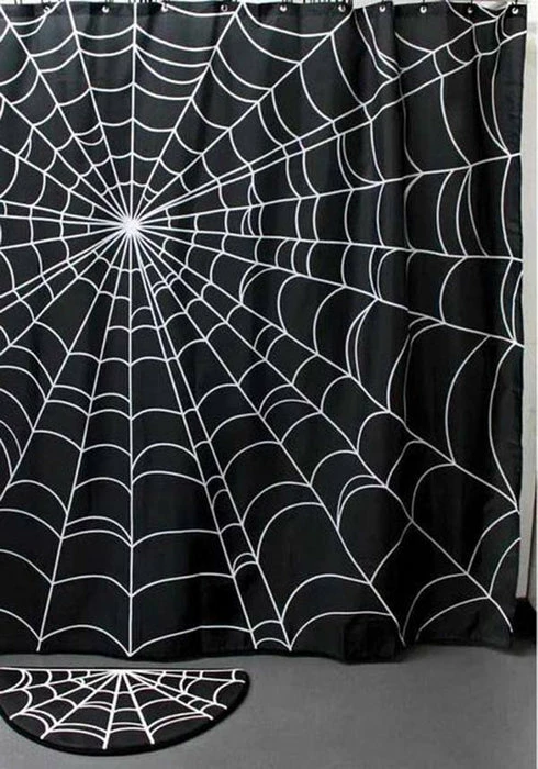SOURPUSS Spiderweb | SHOWER CURTAIN