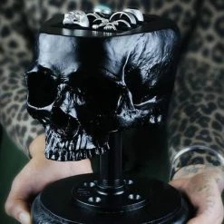 THE BLACKENED TEETH Skull [Black] | JEWELLERY HOLDER