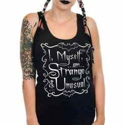 TOO FAST APPAREL I, Myself, Am Strange And Unusual | TANK TOP