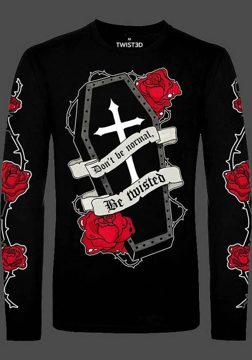 TWISTED Don't Be Normal | LONG SLEEVE T-SHIRT - Image 2