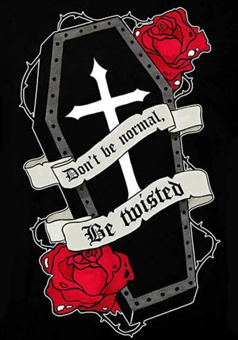 TWISTED Don't Be Normal | LONG SLEEVE T-SHIRT - Image 3