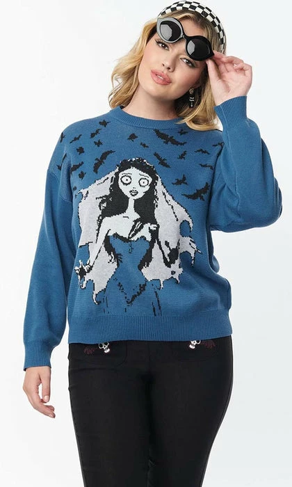 UNIQUE VINTAGE Corpse Bride | SWEATER - Image 3