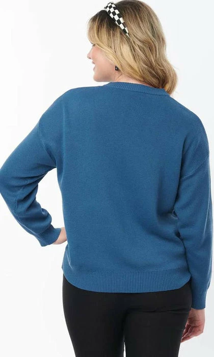 UNIQUE VINTAGE Corpse Bride | SWEATER - Image 4