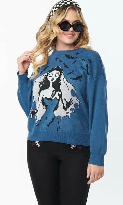 UNIQUE VINTAGE Corpse Bride | SWEATER - Image 6
