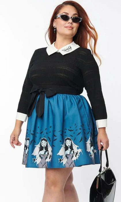 UNIQUE VINTAGE Emily | FLARE SKIRT - Image 4
