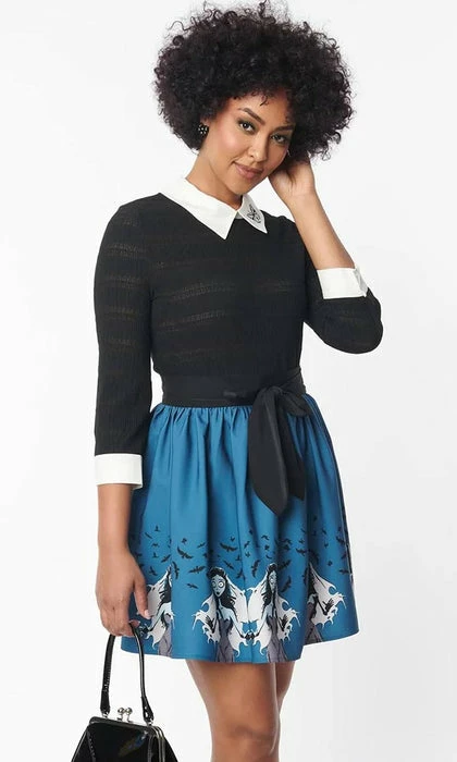 UNIQUE VINTAGE Emily | FLARE SKIRT - Image 2
