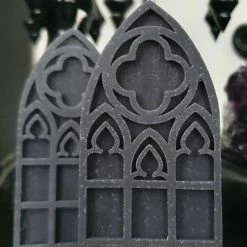 WIXCRAFT CANDLES Cathedral [Black] | CANDLES [Set Of 2]