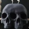 WIXCRAFT CANDLES Conjoined Skull [Black] | CANDLE