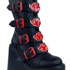 YRU Dune Akatsuki [Black/Red] | PLATFORM BOOTS
