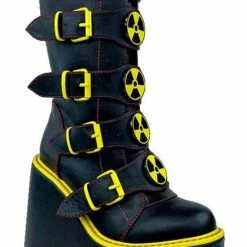 YRU Dune Biohazard [Black/Yellow] | PLATFORM BOOTS*